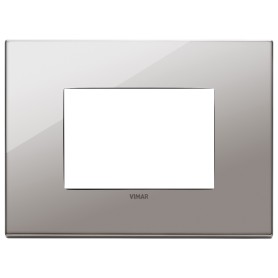 Placca 3M cromo nero Vimar  22653.83