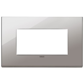 Placca 4M cromo nero Vimar  22654.83