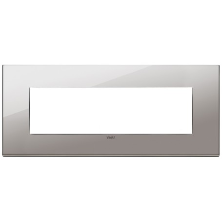 Placca 7M cromo nero Vimar  22657.83
