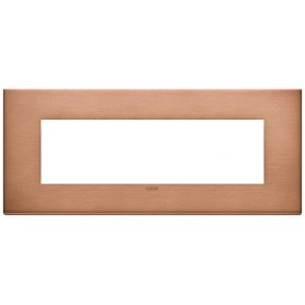 Placca 7M rame spazzolato Vimar  22657.86