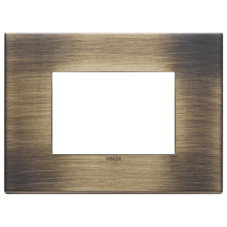 Placca 3M bronzo antico spazzolato Vimar  22653.87