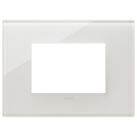 Placca 3M bianco latte Vimar 22653.71
