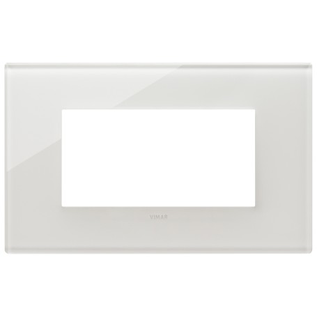 Placca 4M bianco latte Vimar 22654.71