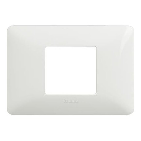 Placca 2p centrati bianco Matix bticino AM4819BBN