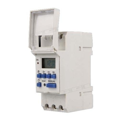 INTERRUTTORE ORARIO DIGITALE SETTIMANALE DIN