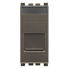 Adattatore portello RJ45 Keystone Metal vimar 19337.C.M