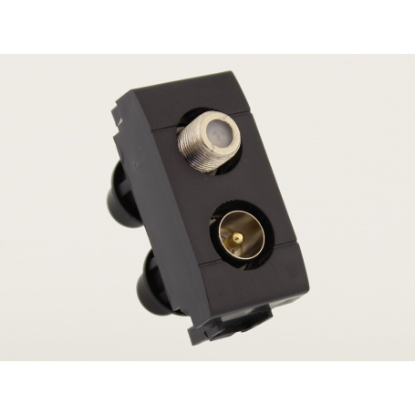 Presa tv sat demiscelata compatibile BTICINO Living light antracite