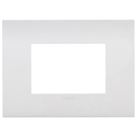 Placca 3m Vimar metallo polar matt fit 19953.26