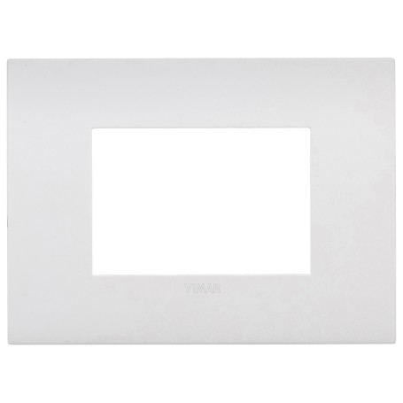 Placca 3m Vimar metallo polar matt fit 19953.26