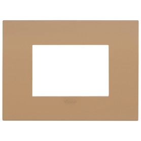 Placca 3m Vimar metallo terra di siena  fit 19953.33