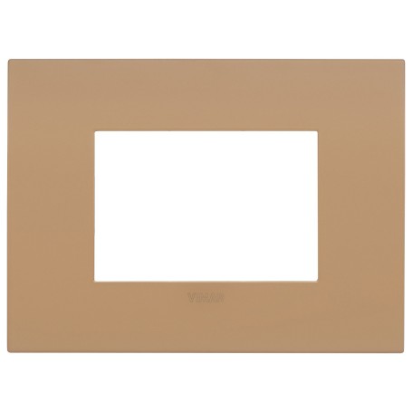 Placca 3m Vimar metallo terra di siena  fit 19953.33