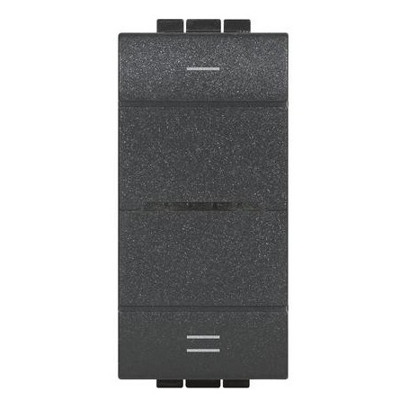 Interruttore dimmer antracite Bticino Living international L4411c connesso