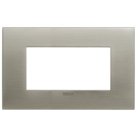 Placca fit 4M acciaio spazzolato Vimar 19954.08