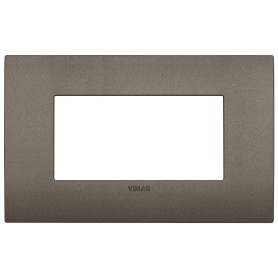 Placca fit 4 moduli, metallo, metal VIMAR  19954.14