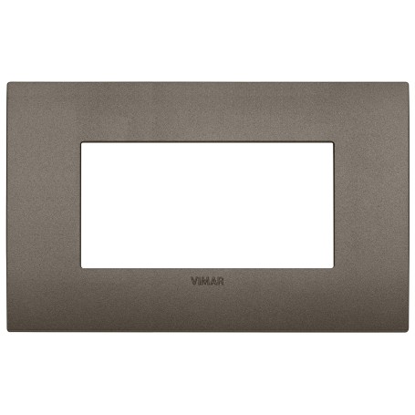 Placca fit 4 moduli, metallo, metal VIMAR  19954.14