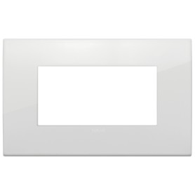 Placca fit 4 moduli, metallo, polar matt  VIMAR 19954.26
