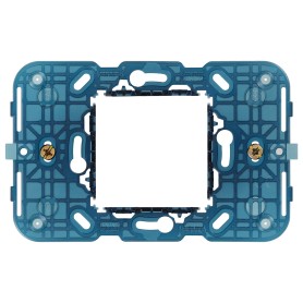 Supporto 2 moduli centrali, con viti, per scatole da...