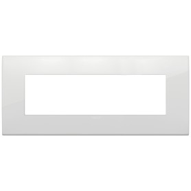 Placca fit 7 moduli metallo polar matt  Vimar 19957.26