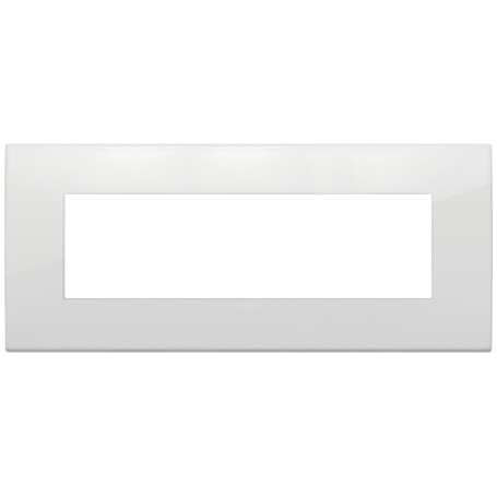 Placca fit 7 moduli metallo polar matt  Vimar 19957.26