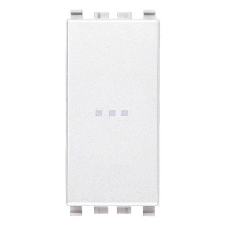 Deviatore 1P 16AX Vimar Eikon 20105.B assiale bianco