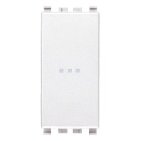 Pulsante 1P NO 10A Vimar Eikon assiale bianco