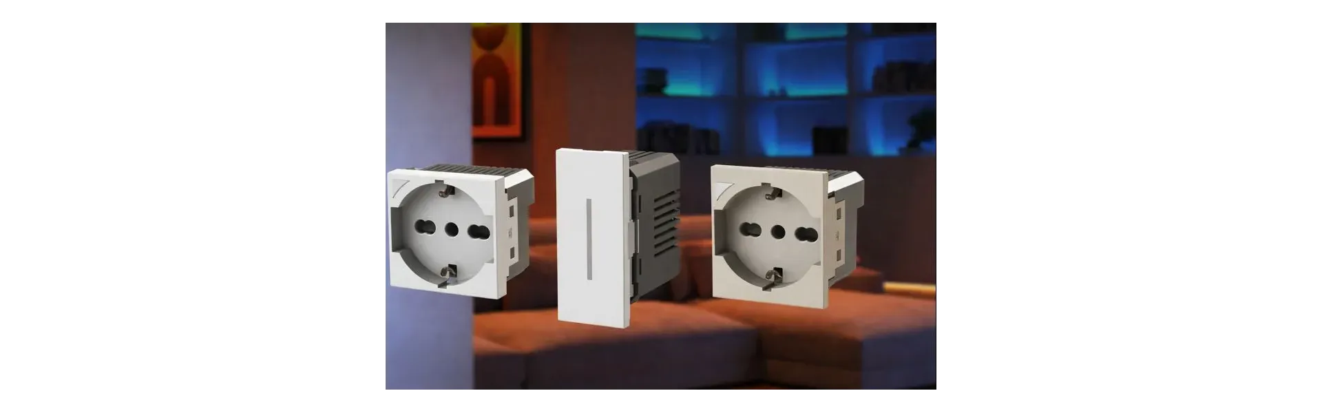 Componenti grigi compatibili standard Bticino MatixGO