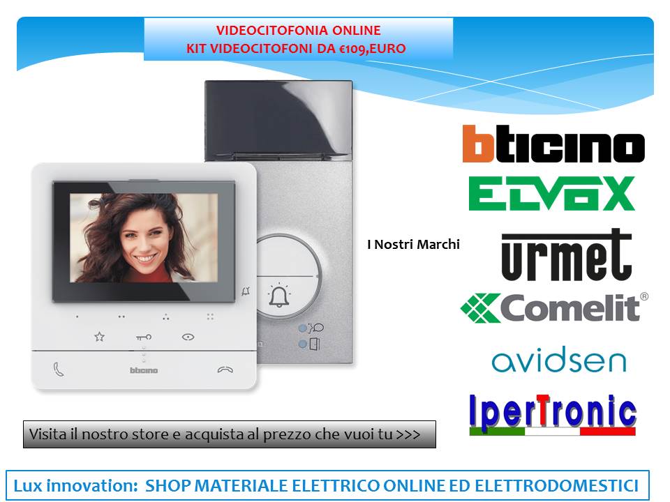 materiele elettrico videocitofonia